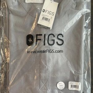 Figs Deep Space Gray Rafaela Top - XS